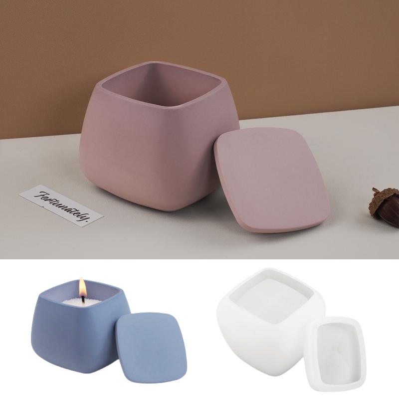 Candle Making Supplies Kit - 1set Square Storage Box UV Resin