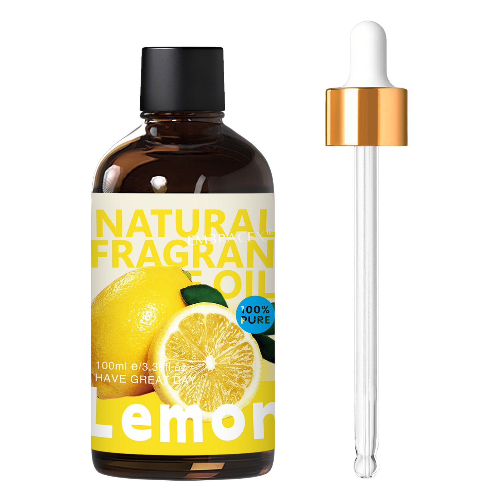 Candle Supplies Essential Oils - 100ml Lemon Essential Oil Car Air