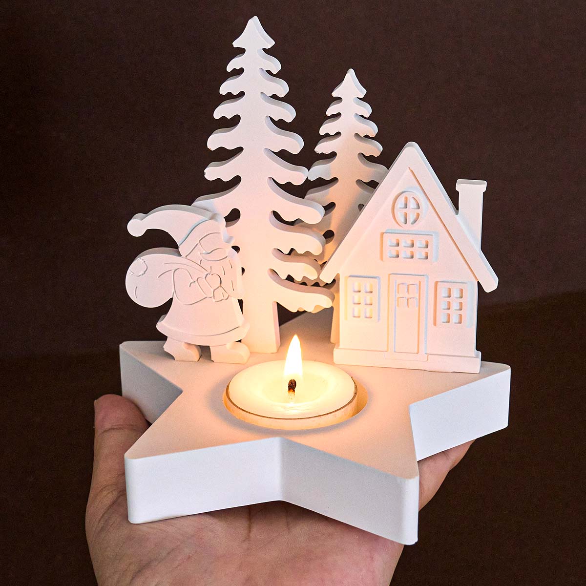 Candle Quotes - Christmas Decor Star Candle Holder Silicone