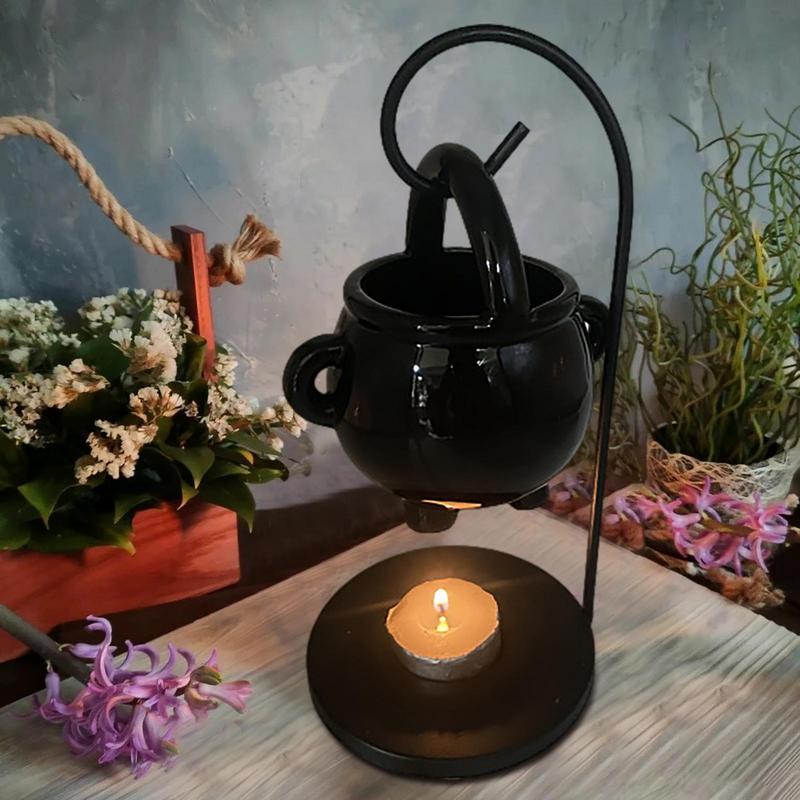Candle Supplies Essential Oils - Hanging Cauldron Wax Burner Witch Caldron