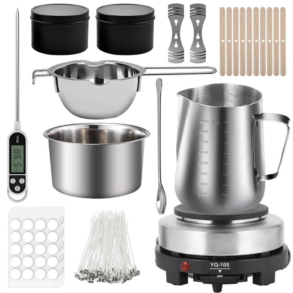 Wax Melting Pot - Glintmos DIY Candle Making Kit with