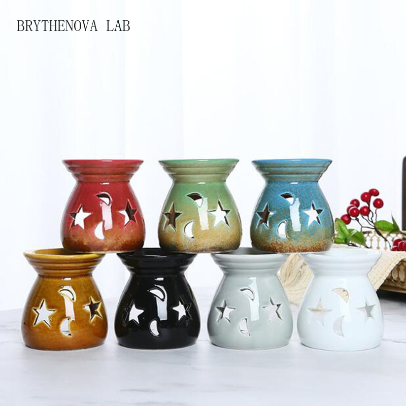 Candle Supplies Essential Oils - Kiln Transformation Porcelain Hollow Star Moon