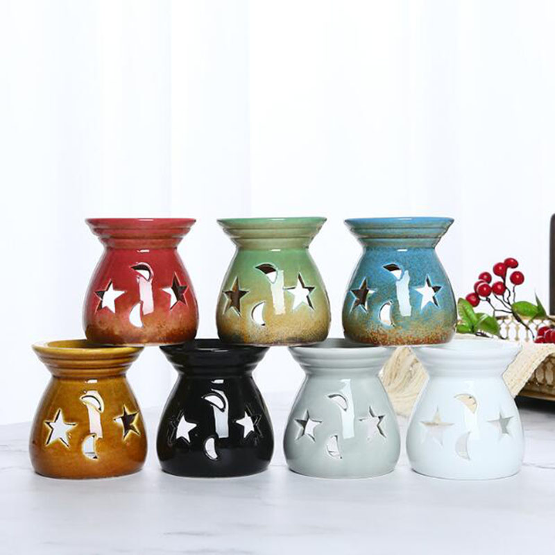 Candle Supplies Essential Oils - Kiln Transformation Porcelain Hollow Star Moon