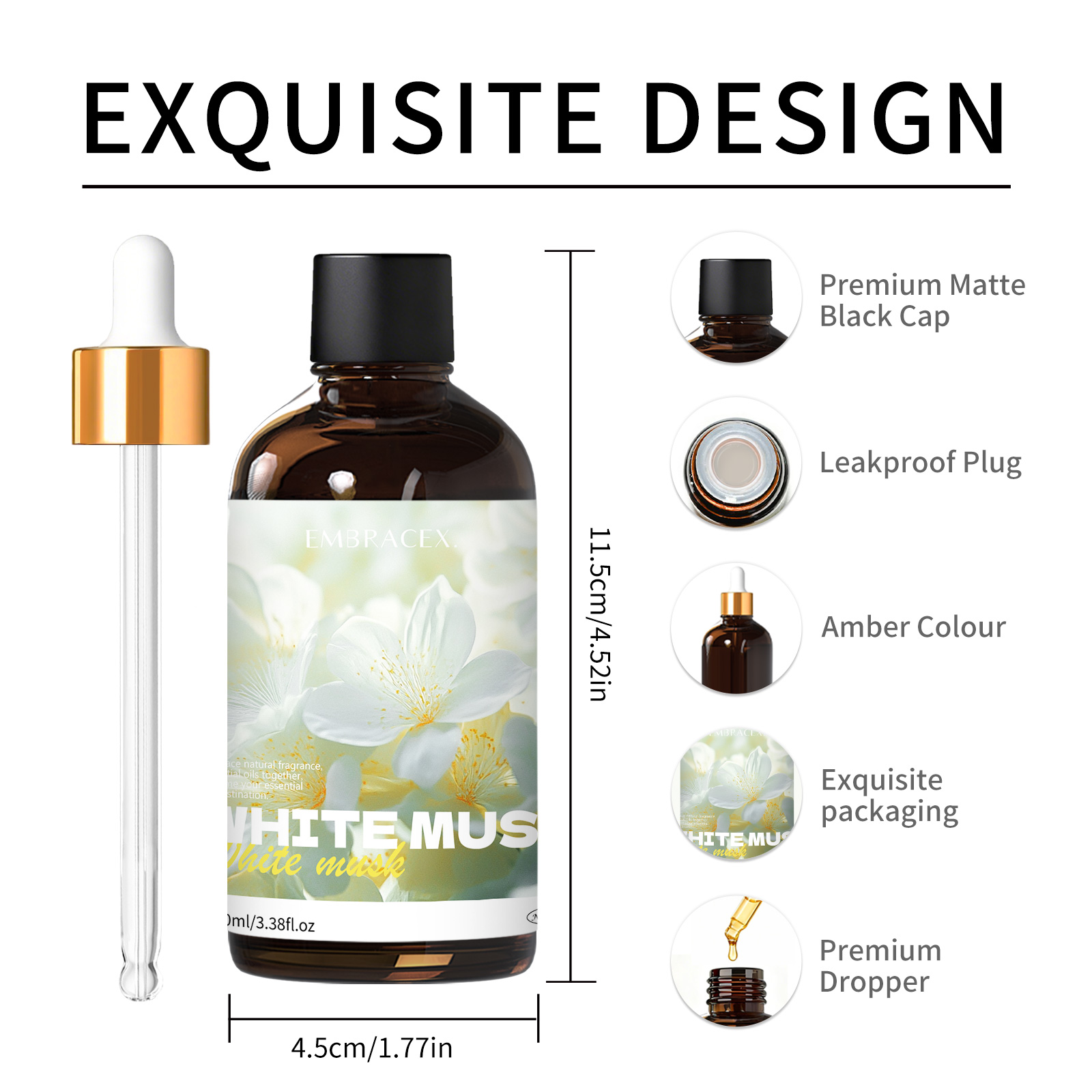 100ml White Musk Natural Plant - Candle Supplies Essential Oils 评论和价格
