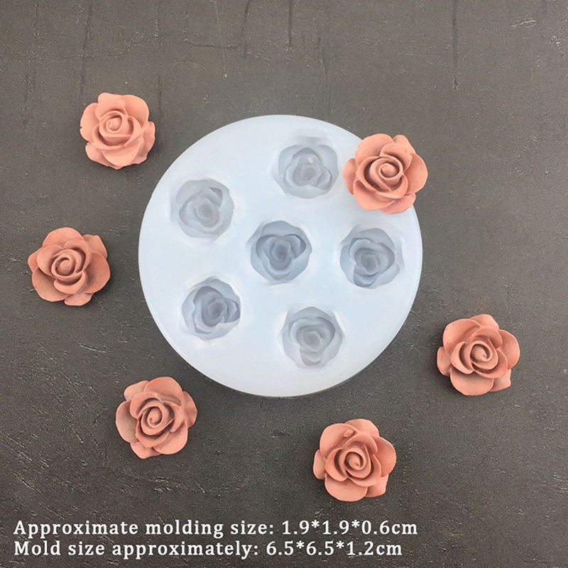 3D Rose Flower Shape Leaf Sili - Candle Making Supplies Kit 评论和价格