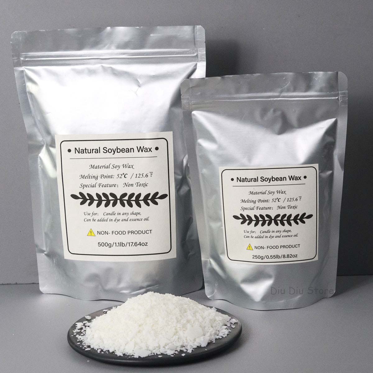 500g/1kg Natural Soy Wax Flake - Candle Supplies Bulk 评论和价格