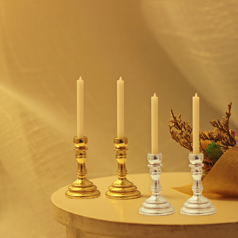 1Pair 1/12 Doll House Miniatur - Candle Quotes 评论和价格