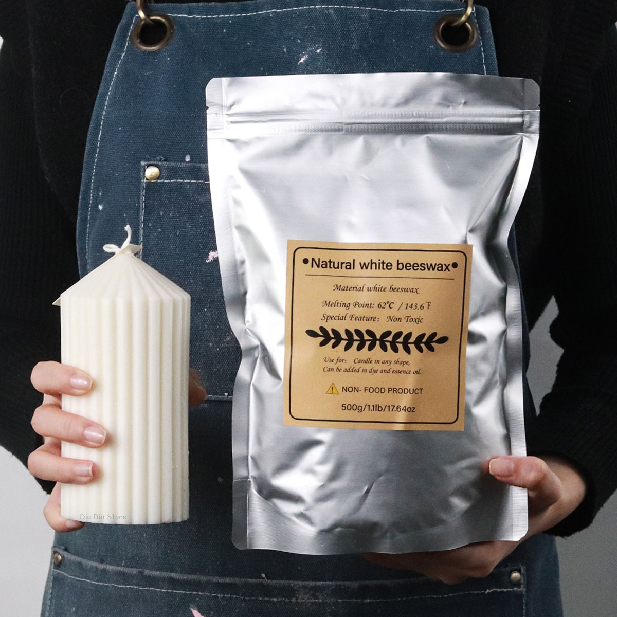 White Beeswax Pure Natural Gra - Candle Supplies Bulk 评论和价格