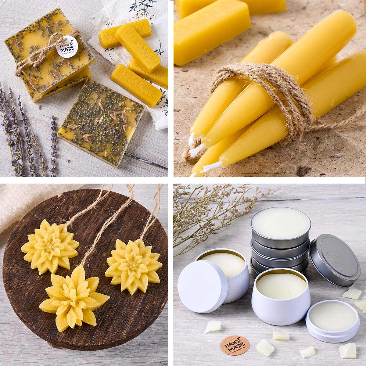 1pcs/5pcs Yellow White Beeswax - Candle Supplies Bulk 评论和价格