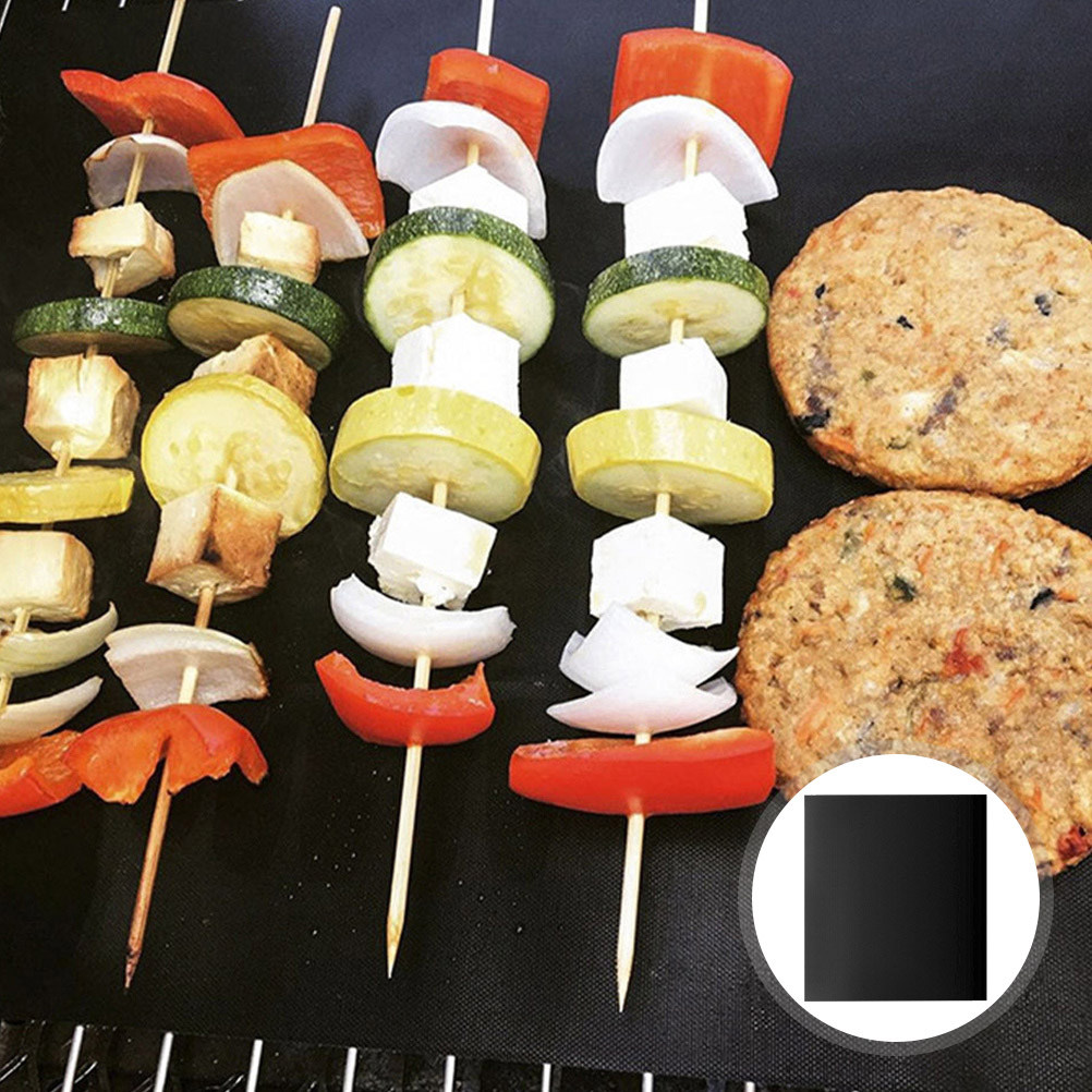 3Pcs Bbq Grill Mats Nonstick H - Heat Resistant Mat 评论和价格