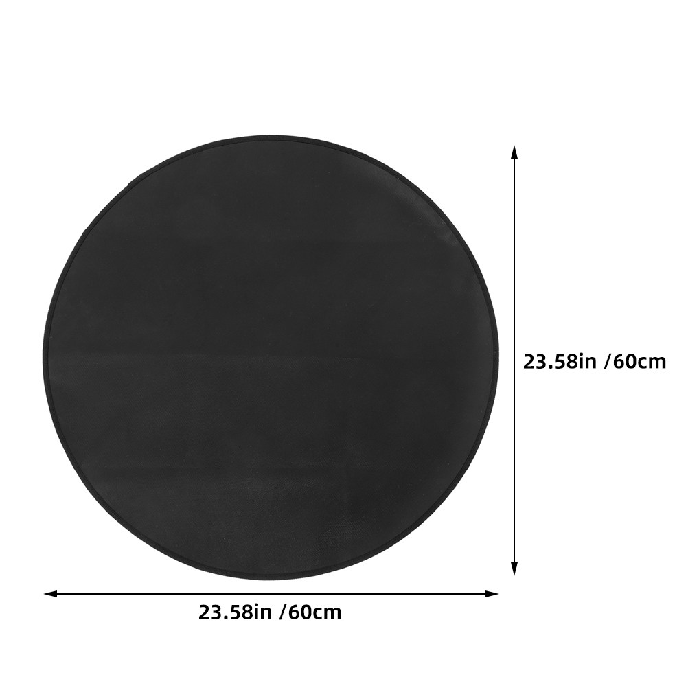 Fireproof Round Bbq Mat 24 Inc - Heat Resistant Mat 评论和价格