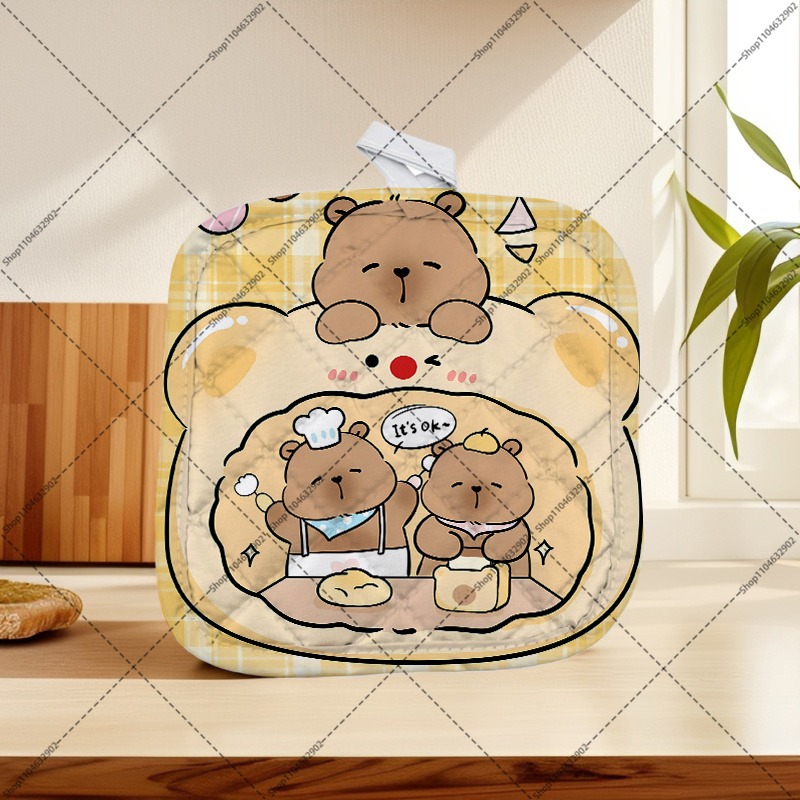 Capybara Cartoon Heat Resistan - Heat Resistant Mat 评论和价格