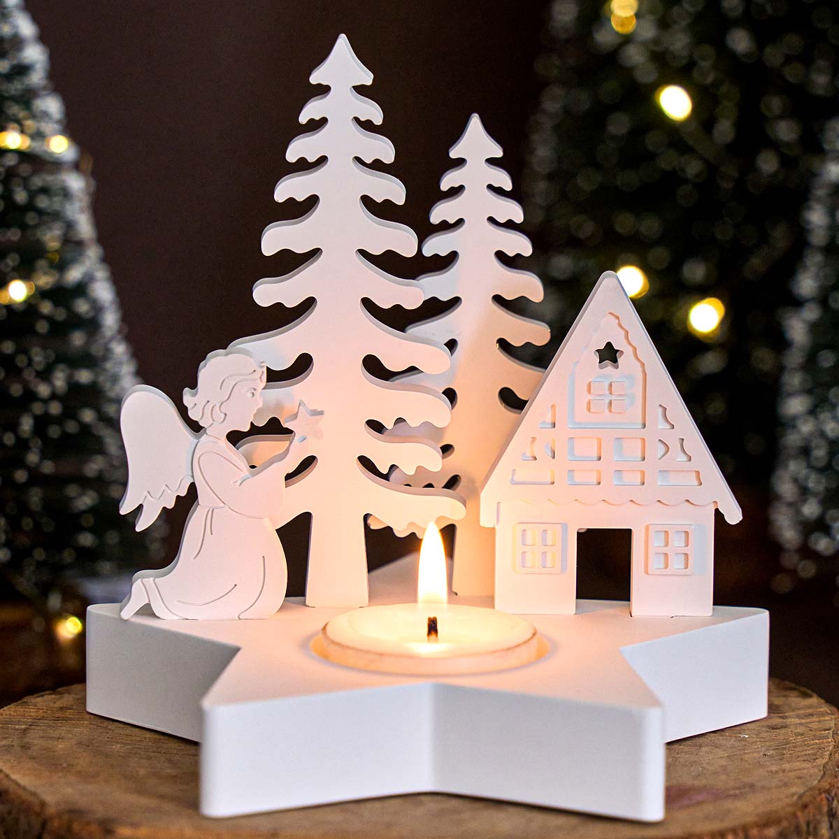 Christmas Decor Star Candle Ho - Candle Quotes 评论和价格