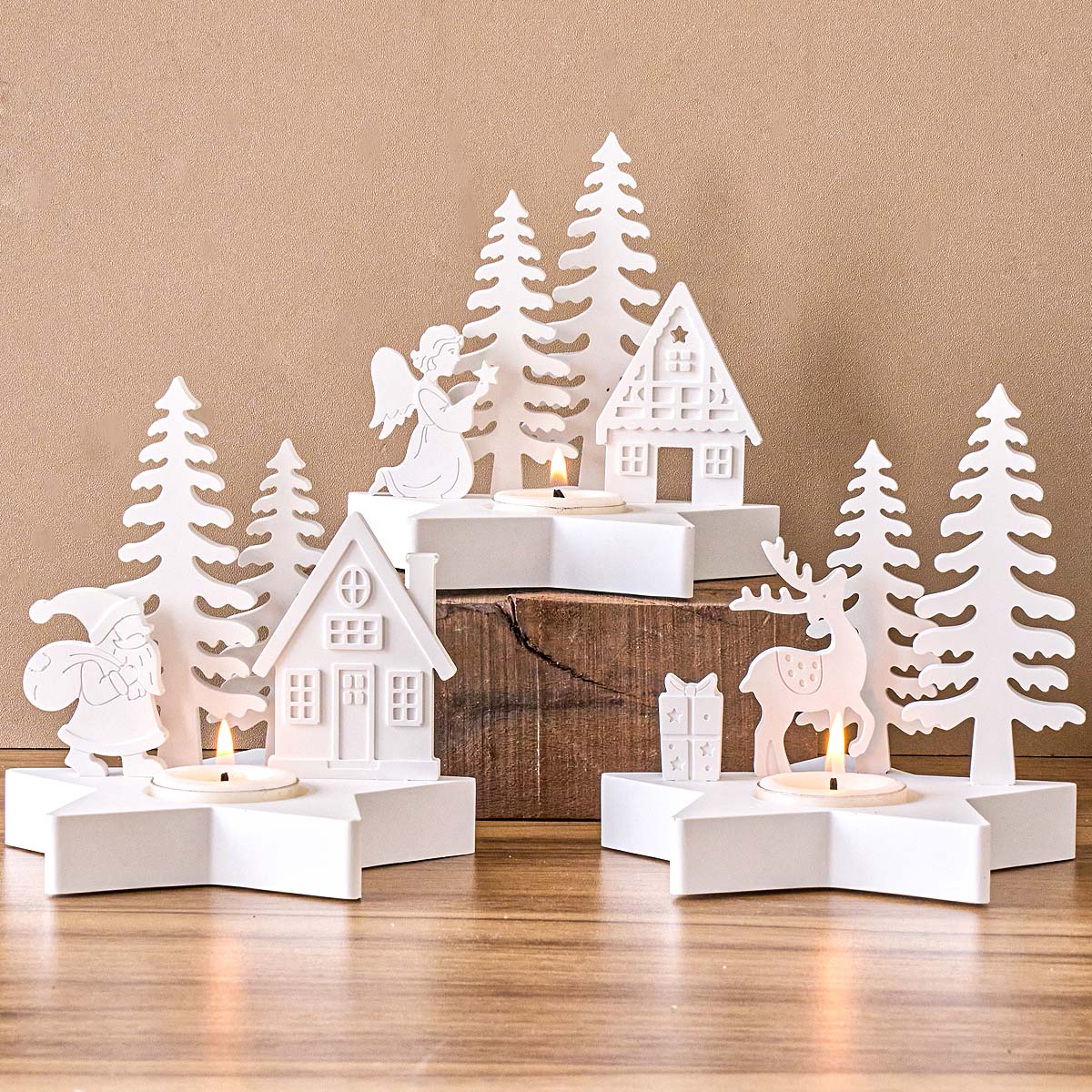 Christmas Decor Star Candle Ho - Candle Quotes 评论和价格