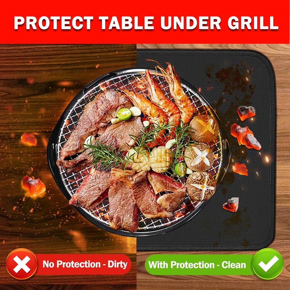 15 x 18 Grill Mat - Heat Resis - Heat Resistant Mat 评论和价格
