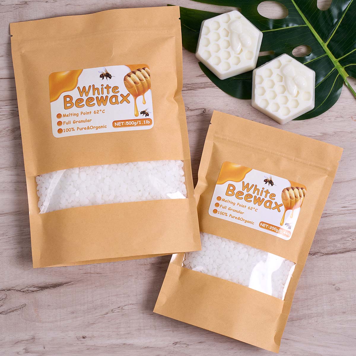 1000g White Beeswax DIY Candle - Candle Supplies Bulk 评论和价格