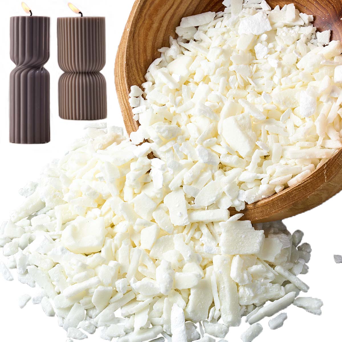 1 Pounds Pure White Soy Wax Fo - Candle Making Supplies Kit 评论和价格