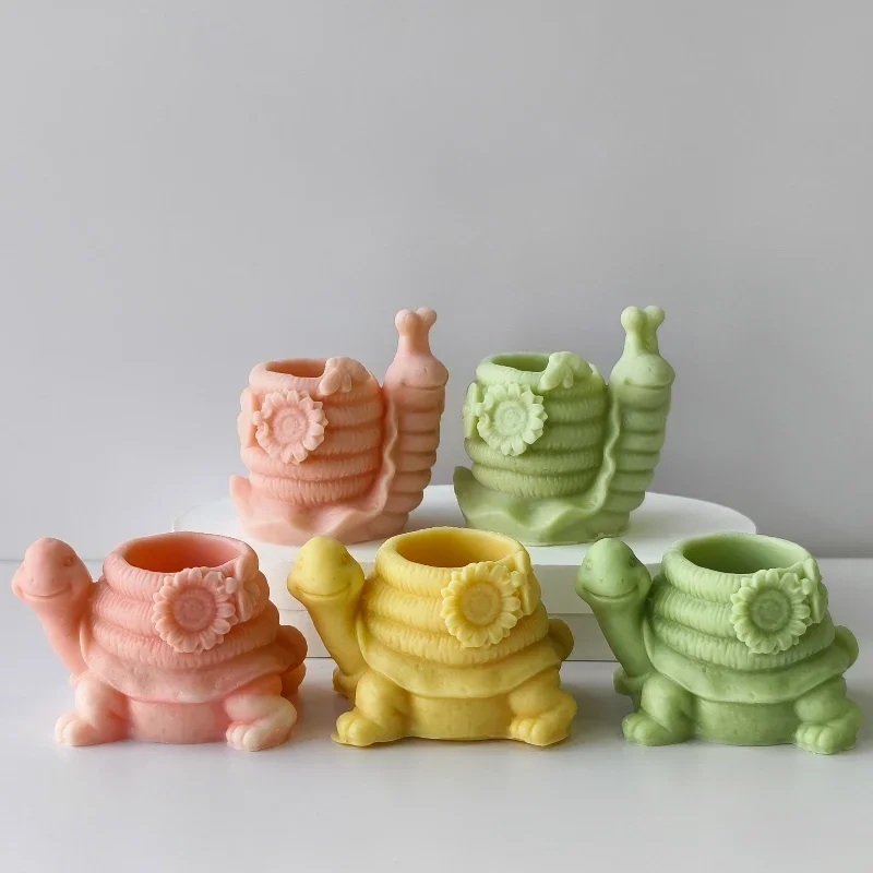 Turtle Snail Candlestick Silic - Candle Quotes 评论和价格
