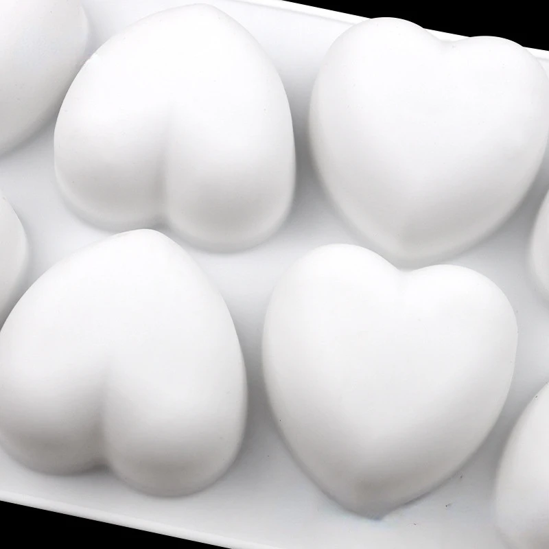 Love Heart Silicone Soap Mold  - Candle Making Supplies Kit 评论和价格