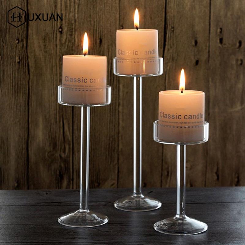 Tall Glass Candle Holder Trans - Candle Quotes 评论和价格