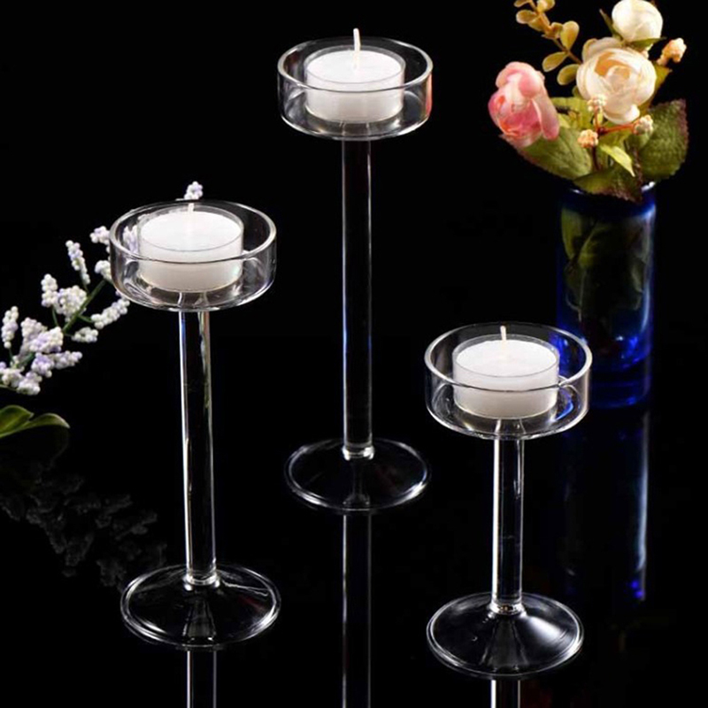 Tall Glass Candle Holder Trans - Candle Quotes 评论和价格