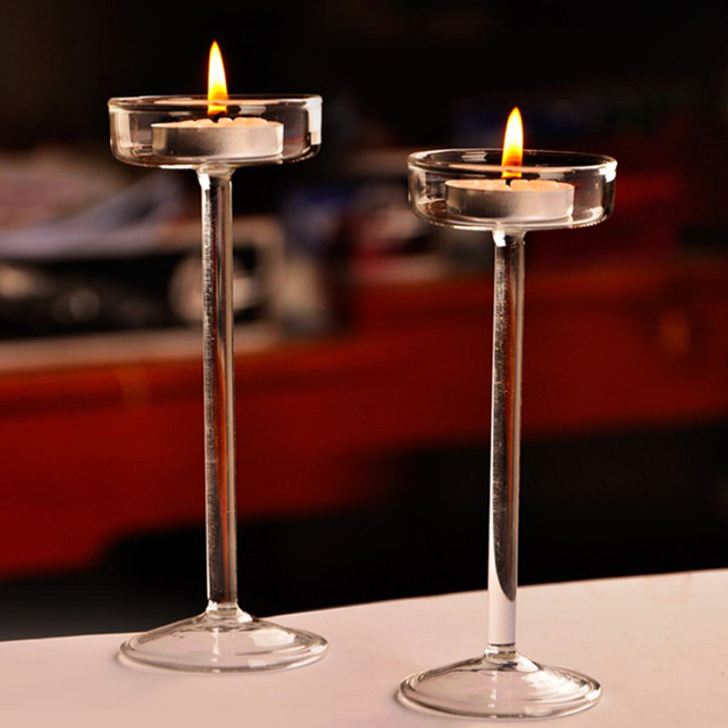 Tall Glass Candle Holder Trans - Candle Quotes 评论和价格