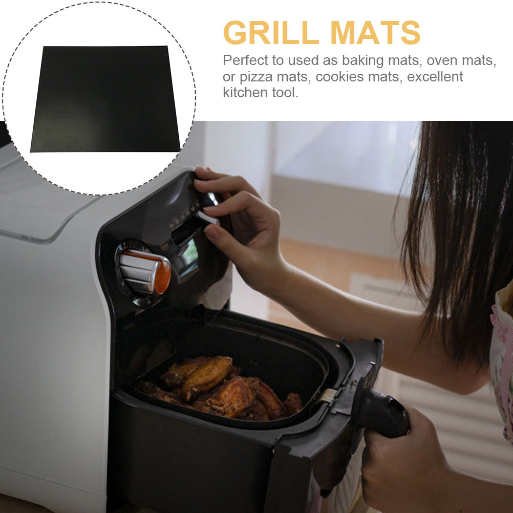3Pcs Grill Mat Non-Stick Food  - Heat Resistant Mat 评论和价格