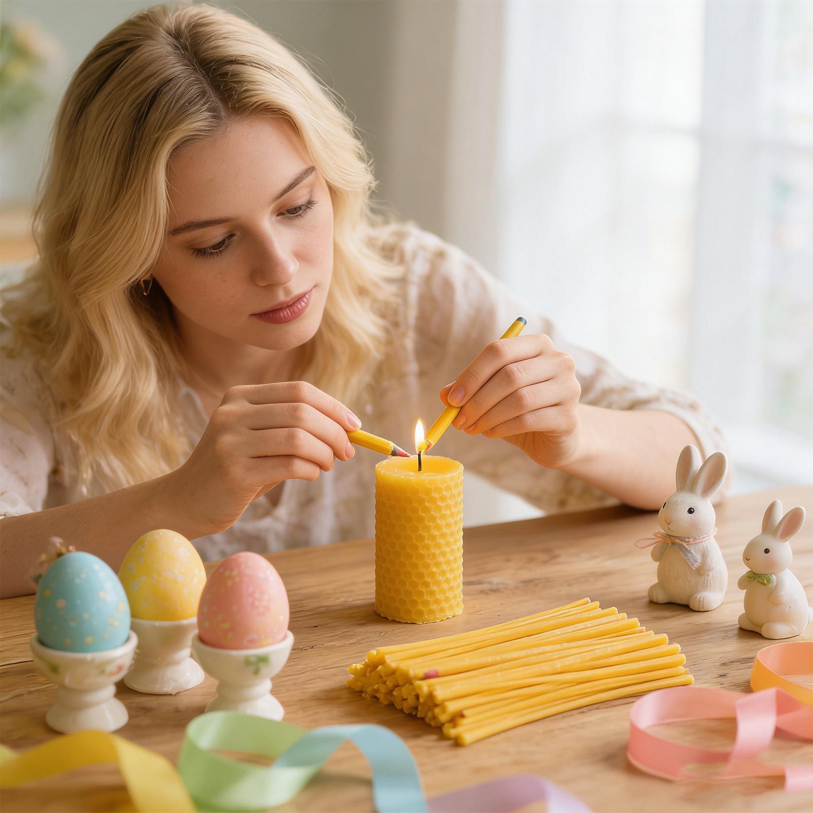 Egg Decorating Beeswax Sticks  - Candle Making Supplies Kit 评论和价格