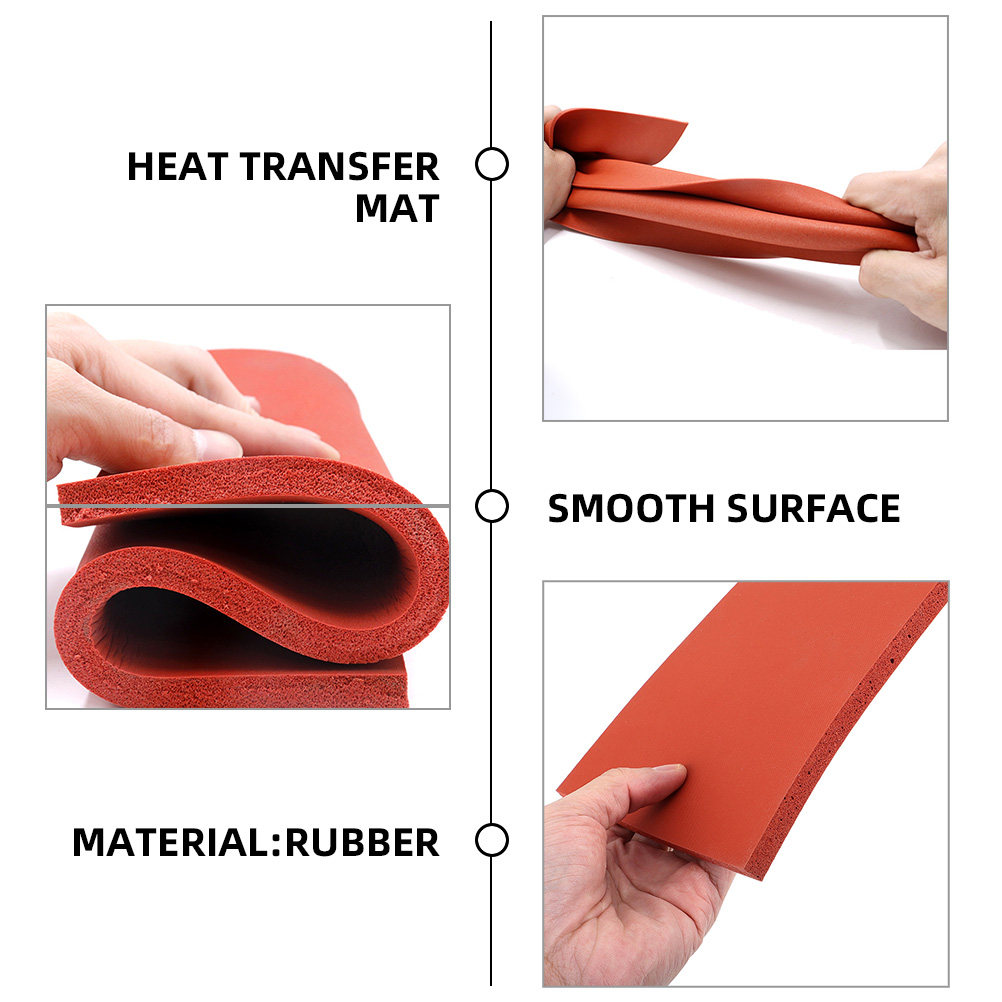 3Pcs Rubber Heat Press Mat Hig - Heat Resistant Mat 评论和价格