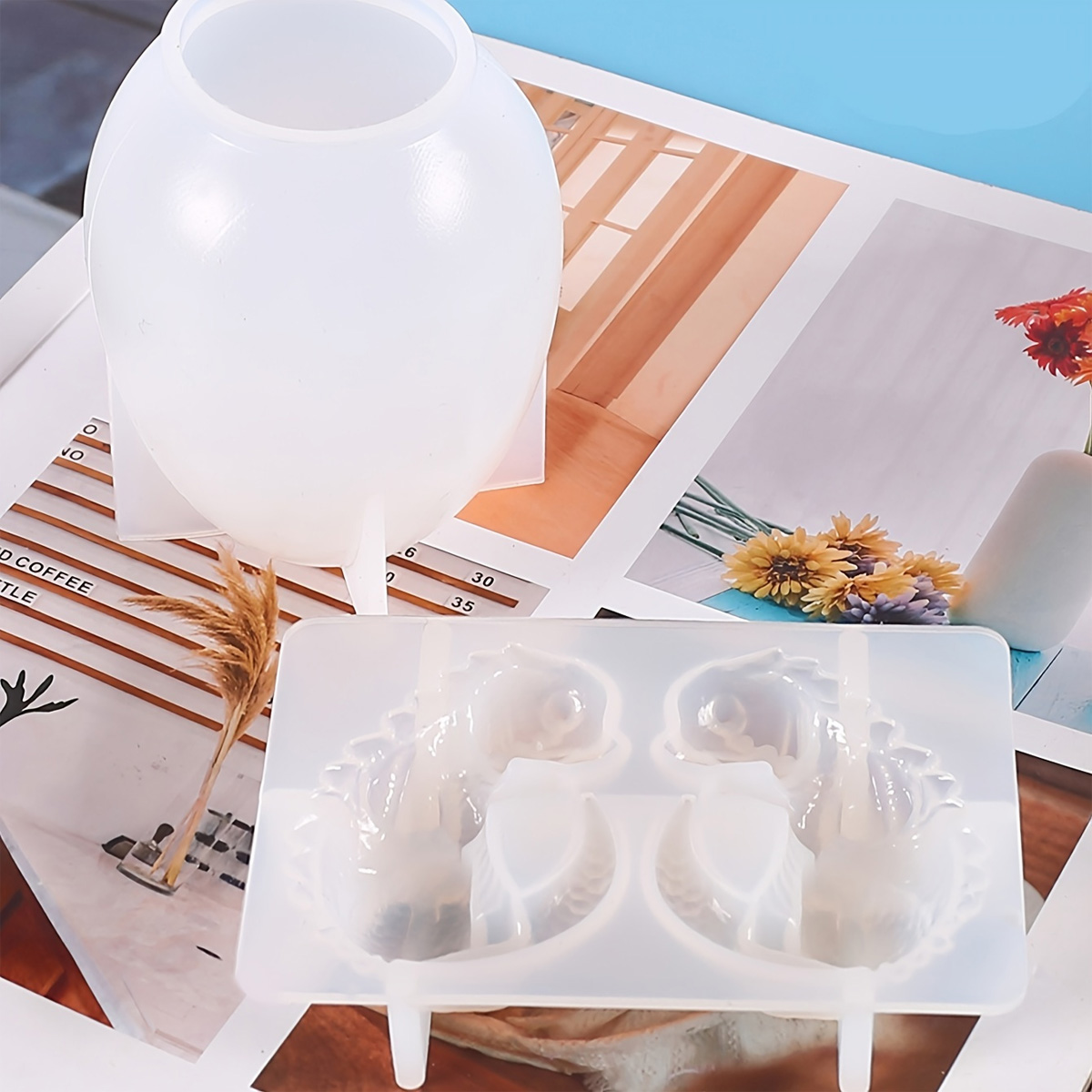 Silicone Dragon Egg Molds, 2-P - Candle Making Supplies Kit 评论和价格