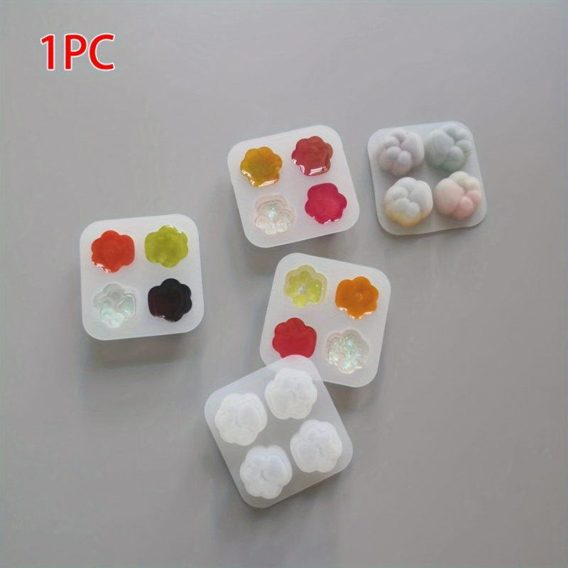 1Cat Paw Pattern Silicone Mold - Candle Making Supplies Kit 评论和价格