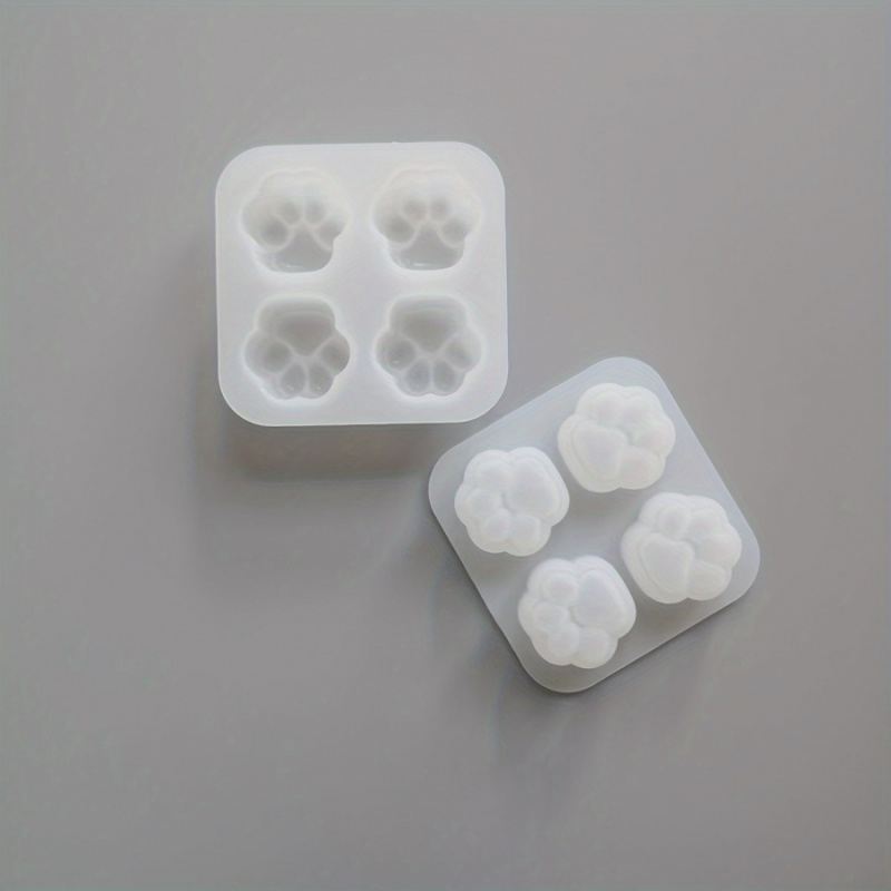1Cat Paw Pattern Silicone Mold - Candle Making Supplies Kit 评论和价格