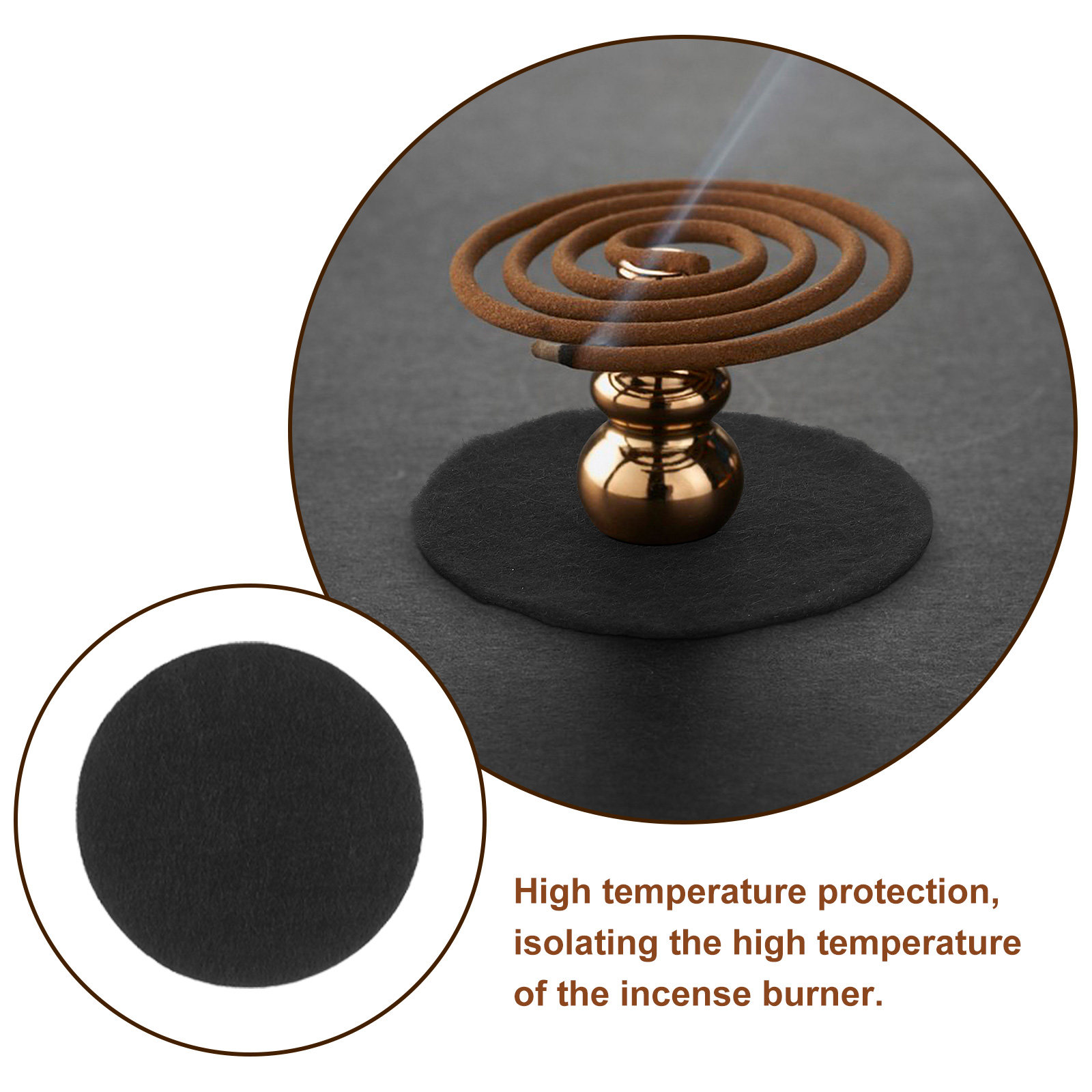 100Pcs Black Heat Resistant Fi - Heat Resistant Mat 评论和价格