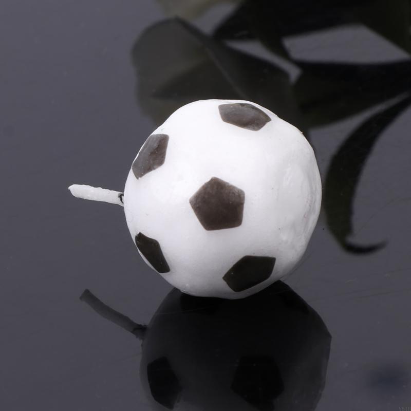 Y51B 6Pcs/Set Soccer Ball Foot - Candle Quotes 评论和价格