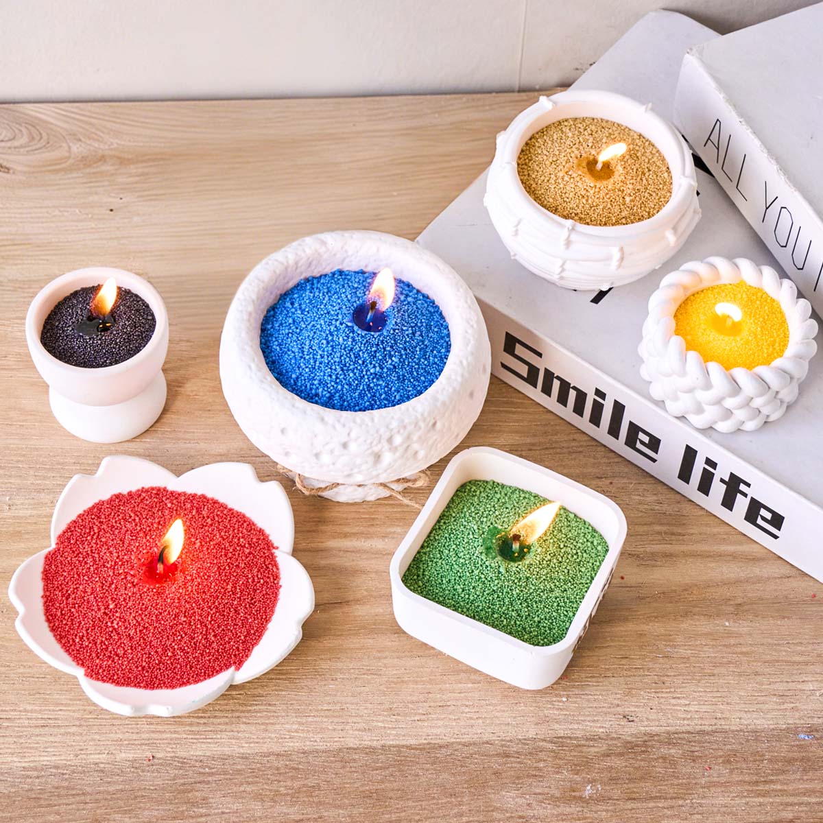 500g Colorful Granular Pearl W - Candle Supplies Bulk 评论和价格