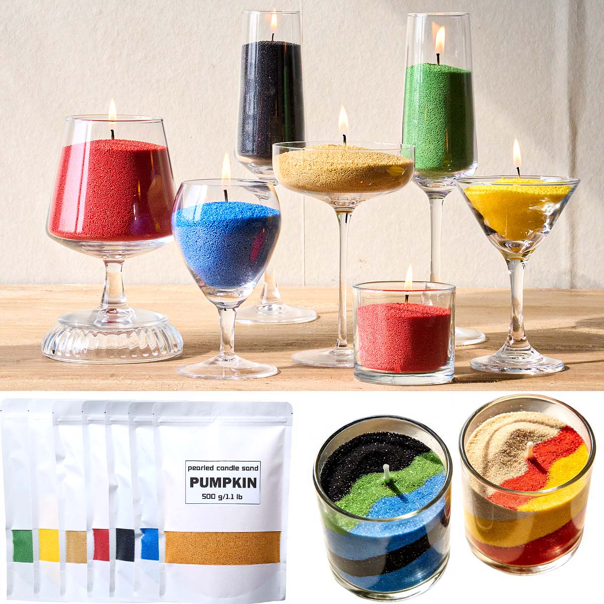 500g Colorful Granular Pearl W - Candle Supplies Bulk 评论和价格